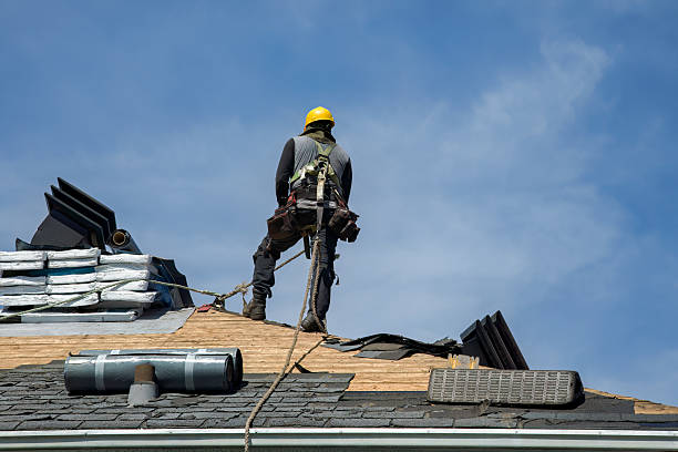 Professional Metal Roofing technician working in Washburn, ND